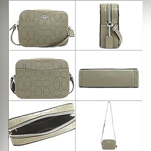 Coach Mini Modern Camera Bag Signature Perforated Leather